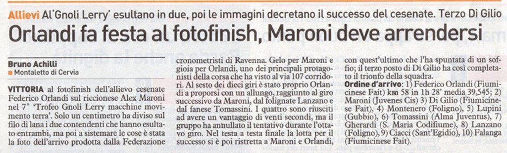 ARTICOLO ACHILLI MONTALETTO